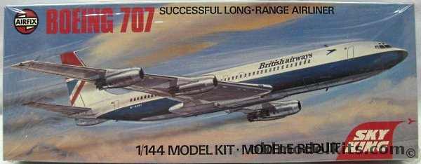 Airfix 1/144 Boeing 707 Sky King - British Airways, 04170-0 plastic model kit